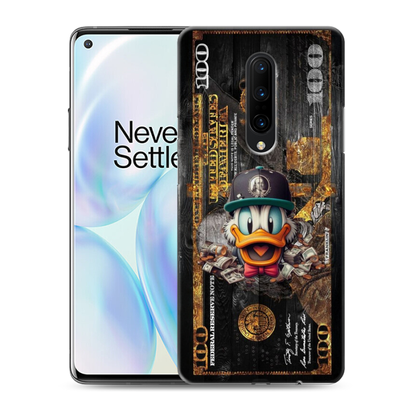 Силиконовый чехол на OnePlus 8 с принтом Дональд Дак Доллар Силиконовый чехол на OnePlus 8 с принтом Дональд Дак Доллар