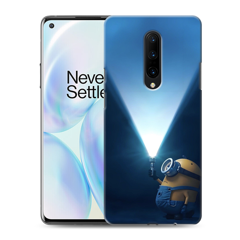 Силиконовый чехол на OnePlus 8 с принтом Миньоны Силиконовый чехол на OnePlus 8 с принтом Миньоны