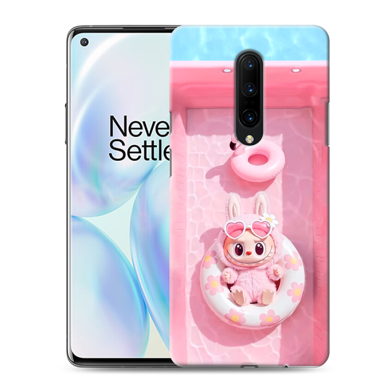 Пластиковый чехол на OnePlus 8 с принтом Labubu Лабубу Пластиковый чехол на OnePlus 8 с принтом Labubu Лабубу