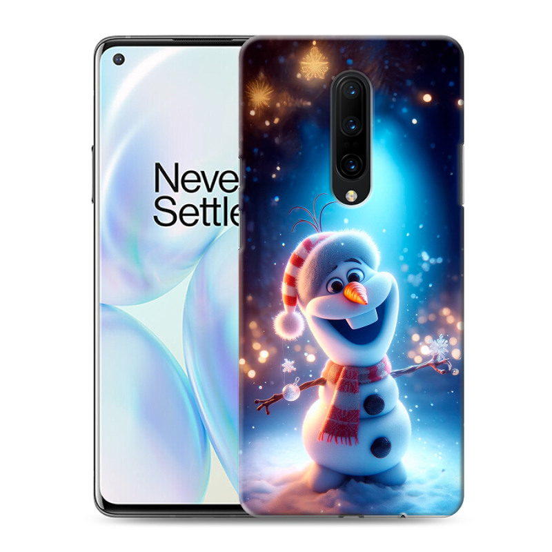 Пластиковый чехол на OnePlus 8 с принтом Новый год Пластиковый чехол на OnePlus 8 с принтом Новый год