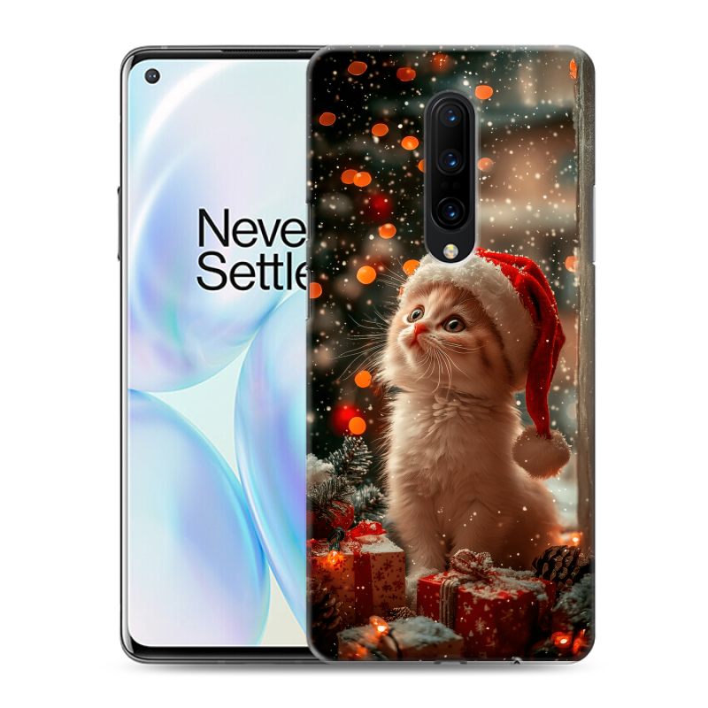 Силиконовый противоударный чехол на OnePlus 8 с принтом Новый год Силиконовый противоударный чехол на OnePlus 8 с принтом Новый год