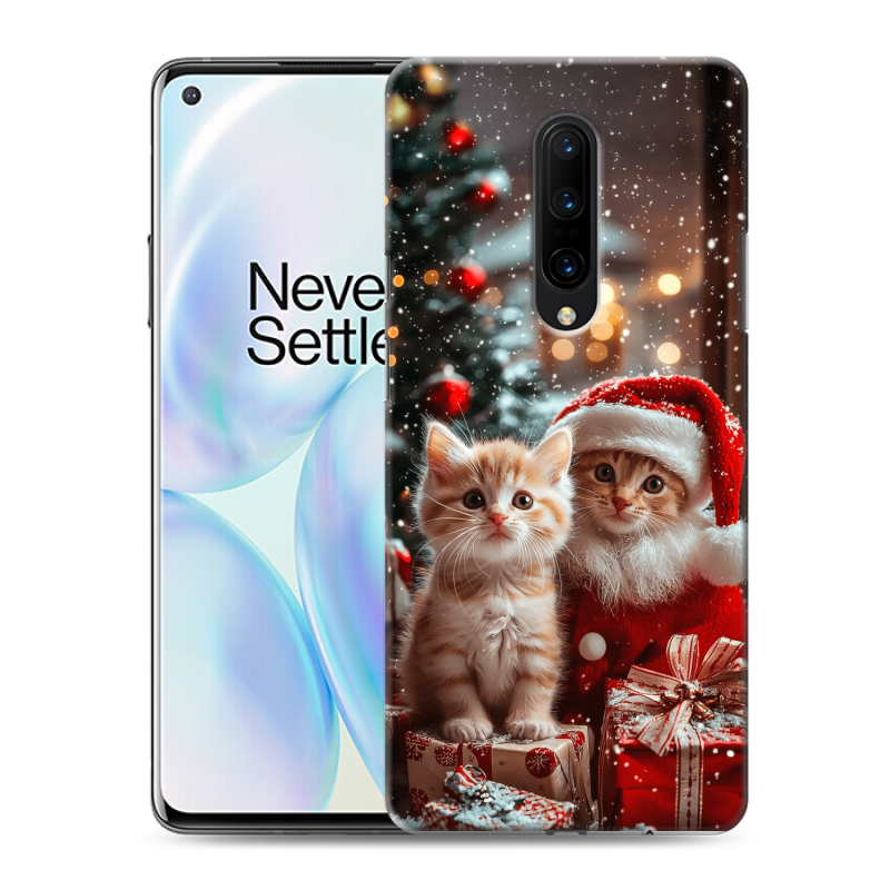 Силиконовый противоударный чехол на OnePlus 8 с принтом Новый год Силиконовый противоударный чехол на OnePlus 8 с принтом Новый год