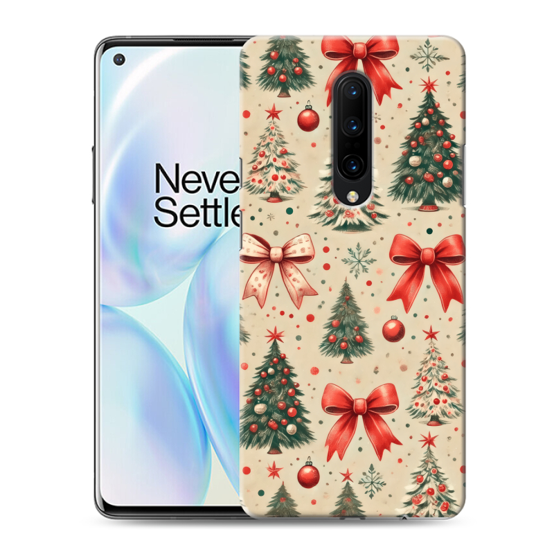 Пластиковый чехол на OnePlus 8 с принтом Новый год Пластиковый чехол на OnePlus 8 с принтом Новый год