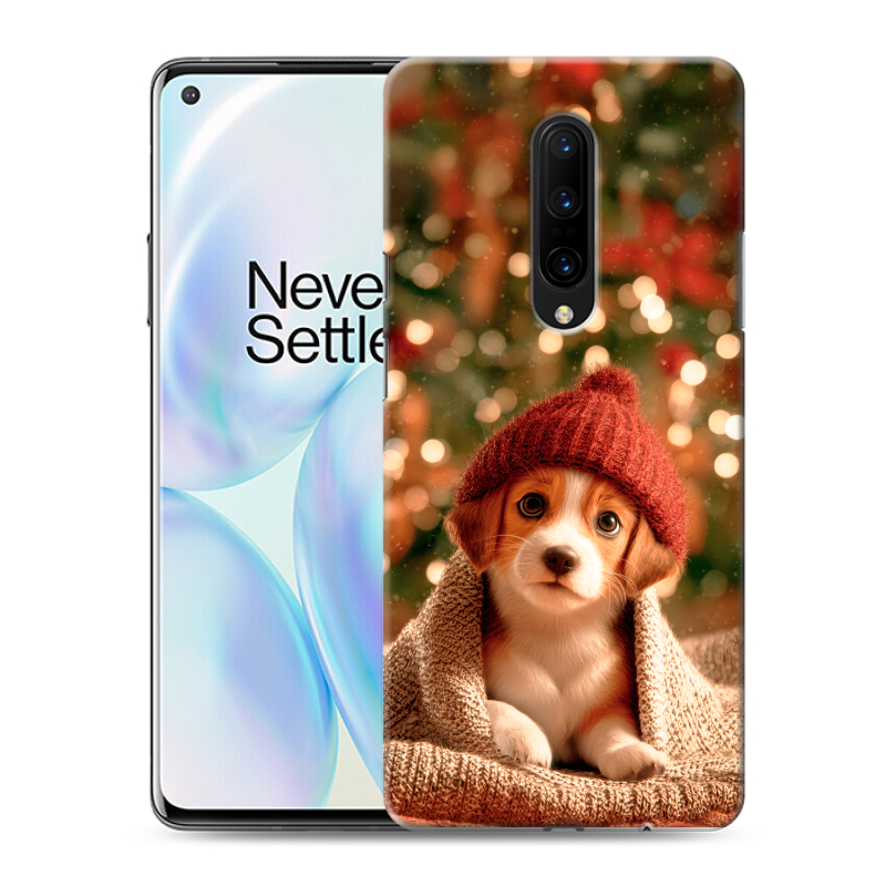 Силиконовый противоударный чехол на OnePlus 8 с принтом Новый год Силиконовый противоударный чехол на OnePlus 8 с принтом Новый год