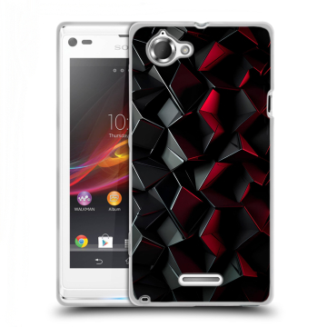 Силиконовый чехол на Sony Xperia L с принтом Абстракция Силиконовый чехол на Sony Xperia L с принтом Абстракция