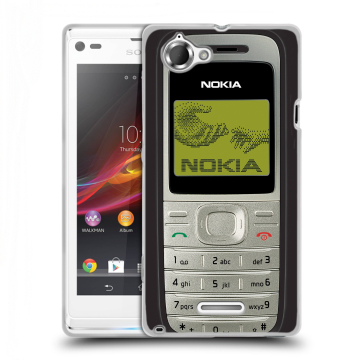 Силиконовый чехол на Sony Xperia L с принтом Ретро Нокия