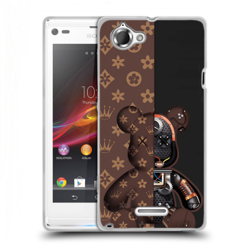 Силиконовый чехол на Sony Xperia L с принтом Луи робот Силиконовый чехол на Sony Xperia L с принтом Луи робот