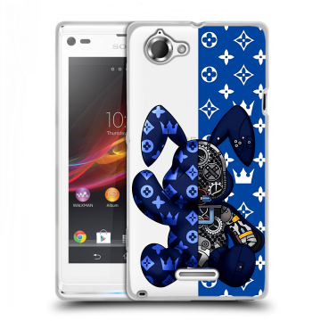 Силиконовый чехол на Sony Xperia L с принтом Луи робот Силиконовый чехол на Sony Xperia L с принтом Луи робот