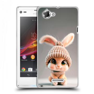 Силиконовый чехол на Sony Xperia L с принтом Кролик Силиконовый чехол на Sony Xperia L с принтом Кролик
