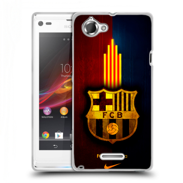 Силиконовый чехол на Sony Xperia L с принтом Барселона Barcelona