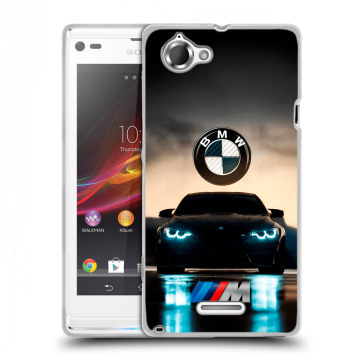 Силиконовый чехол на Sony Xperia L с принтом БМВ BMW Силиконовый чехол на Sony Xperia L с принтом БМВ BMW