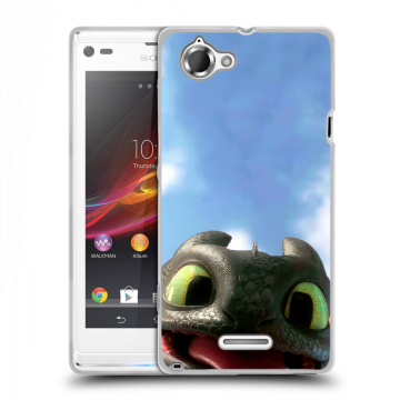 Силиконовый чехол на Sony Xperia L с принтом Как приручить дракона Силиконовый чехол на Sony Xperia L с принтом Как приручить дракона