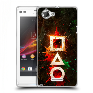 Силиконовый чехол на Sony Xperia L с принтом Squid Game Игра кальмара Силиконовый чехол на Sony Xperia L с принтом Squid Game Игра кальмара