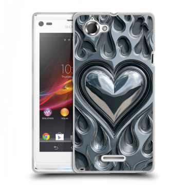 Силиконовый чехол на Sony Xperia L с принтом Y2K Силиконовый чехол на Sony Xperia L с принтом Y2K