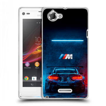 Силиконовый чехол на Sony Xperia L с принтом BMW БМВ Силиконовый чехол на Sony Xperia L с принтом BMW БМВ
