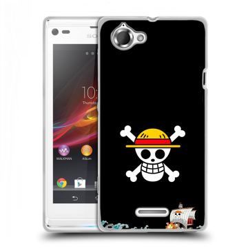 Силиконовый чехол на Sony Xperia L с принтом One Piece Ван Пис Силиконовый чехол на Sony Xperia L с принтом One Piece Ван Пис