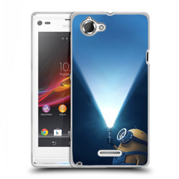 Силиконовый чехол на Sony Xperia L с принтом Миньоны Силиконовый чехол на Sony Xperia L с принтом Миньоны