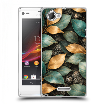 Силиконовый чехол на Sony Xperia L с принтом женский Силиконовый чехол на Sony Xperia L с принтом женский