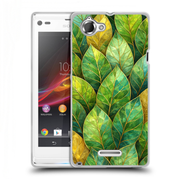 Силиконовый чехол на Sony Xperia L с принтом женский Силиконовый чехол на Sony Xperia L с принтом женский
