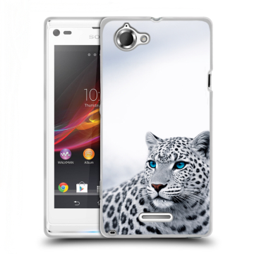 Силиконовый чехол на Sony Xperia L с принтом женский Силиконовый чехол на Sony Xperia L с принтом женский