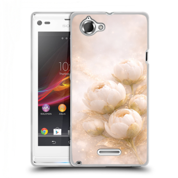 Силиконовый чехол на Sony Xperia L с принтом женский Силиконовый чехол на Sony Xperia L с принтом женский