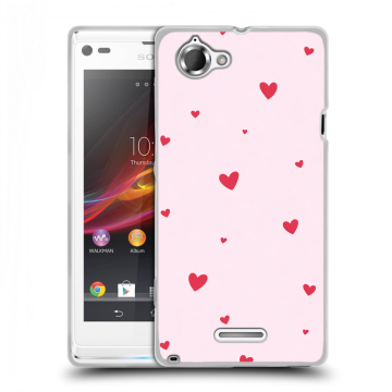 Силиконовый чехол на Sony Xperia L с принтом для девочек Силиконовый чехол на Sony Xperia L с принтом для девочек