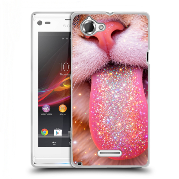 Силиконовый чехол на Sony Xperia L с принтом для девочек Силиконовый чехол на Sony Xperia L с принтом для девочек