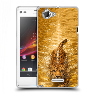 Силиконовый чехол на Sony Xperia L с принтом женский Силиконовый чехол на Sony Xperia L с принтом женский