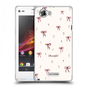 Силиконовый чехол на Sony Xperia L с принтом для девочек Силиконовый чехол на Sony Xperia L с принтом для девочек