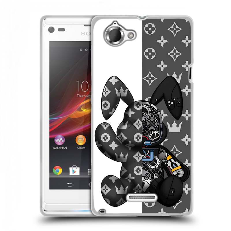 Силиконовый чехол на Sony Xperia L с принтом Луи робот Силиконовый чехол на Sony Xperia L с принтом Луи робот
