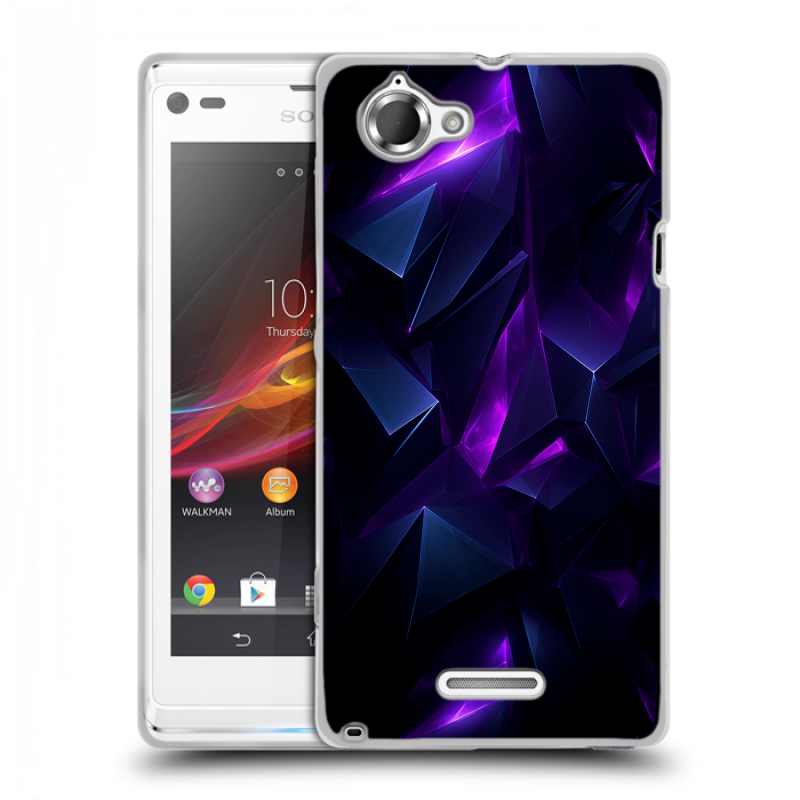 Силиконовый чехол на Sony Xperia L с принтом Абстракиция Силиконовый чехол на Sony Xperia L с принтом Абстракиция