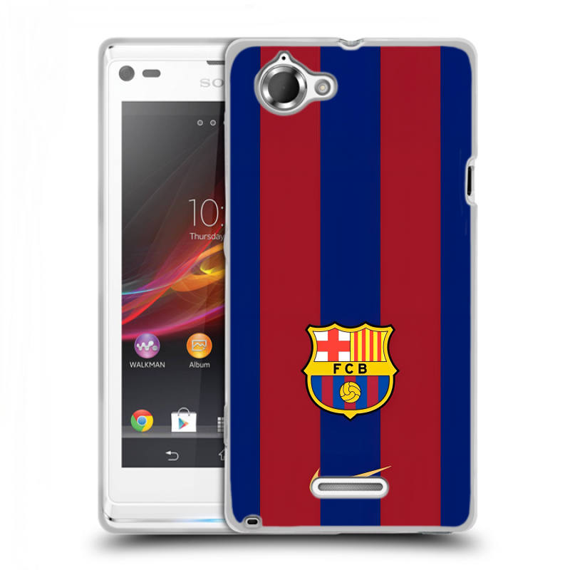 Силиконовый чехол на Sony Xperia L с принтом Барселона Barcelona Силиконовый чехол на Sony Xperia L с принтом Барселона Barcelona