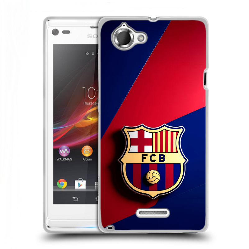 Силиконовый чехол на Sony Xperia L с принтом Барселона Barcelona Силиконовый чехол на Sony Xperia L с принтом Барселона Barcelona