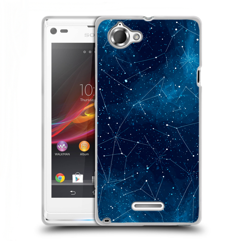 Силиконовый чехол на Sony Xperia L с принтом Космос звезды Силиконовый чехол на Sony Xperia L с принтом Космос звезды