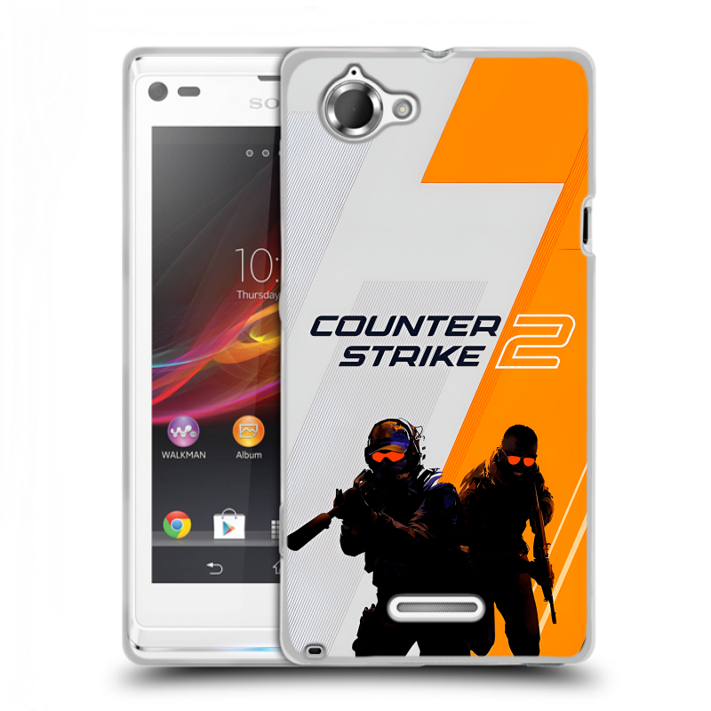 Силиконовый чехол на Sony Xperia L с принтом Counter Strike Силиконовый чехол на Sony Xperia L с принтом Counter Strike