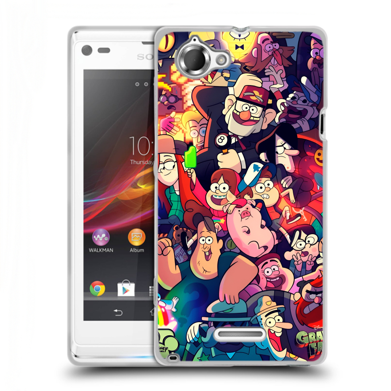 Силиконовый чехол на Sony Xperia L с принтом Gravity Falls Гравити Фолз Силиконовый чехол на Sony Xperia L с принтом Gravity Falls Гравити Фолз