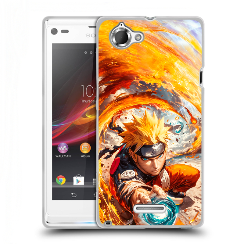 Силиконовый чехол на Sony Xperia L с принтом Аниме Наруто Naruto Силиконовый чехол на Sony Xperia L с принтом Аниме Наруто Naruto