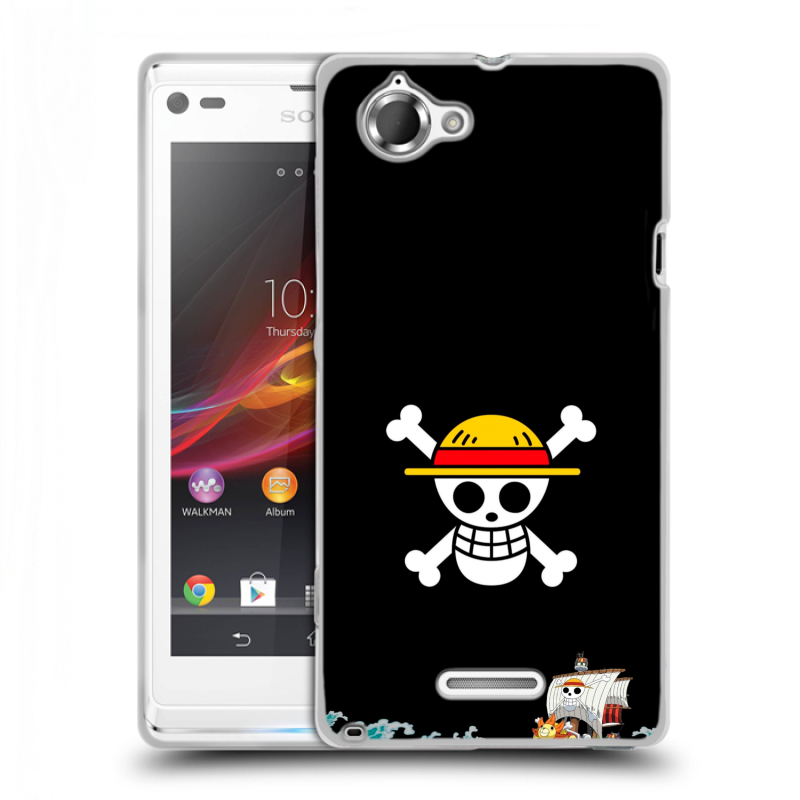 Силиконовый чехол на Sony Xperia L с принтом One Piece Ван Пис Силиконовый чехол на Sony Xperia L с принтом One Piece Ван Пис