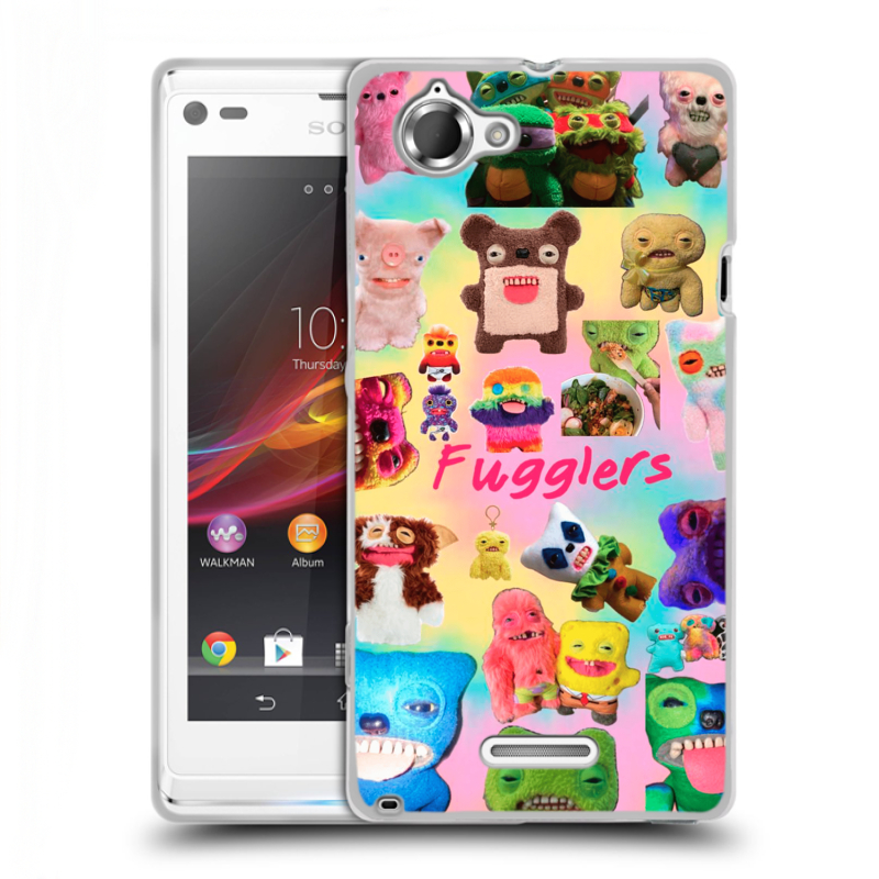 Силиконовый чехол на Sony Xperia L с принтом Флагер Fuggler Силиконовый чехол на Sony Xperia L с принтом Флагер Fuggler