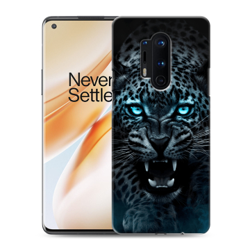 Силиконовый чехол на OnePlus 8 Pro с принтом Темный леопард Силиконовый чехол на OnePlus 8 Pro с принтом Темный леопард