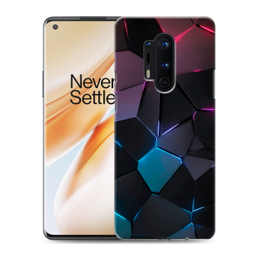 Силиконовый чехол на OnePlus 8 Pro с принтом Геометрия неона Силиконовый чехол на OnePlus 8 Pro с принтом Геометрия неона