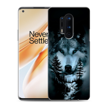 Силиконовый чехол на OnePlus 8 Pro с принтом Лесной волк Силиконовый чехол на OnePlus 8 Pro с принтом Лесной волк