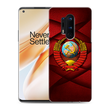 Силиконовый чехол на OnePlus 8 Pro с принтом Герб СССР Силиконовый чехол на OnePlus 8 Pro с принтом Герб СССР
