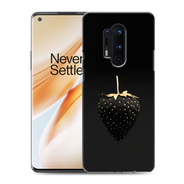 Силиконовый чехол на OnePlus 8 Pro с принтом Черная клубника Силиконовый чехол на OnePlus 8 Pro с принтом Черная клубника