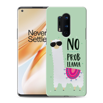 Силиконовый чехол на OnePlus 8 Pro с принтом Лама Силиконовый чехол на OnePlus 8 Pro с принтом Лама