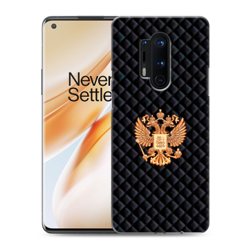Силиконовый чехол на OnePlus 8 Pro с принтом Герб России принт