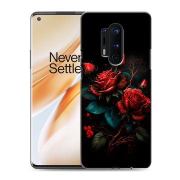 Силиконовый чехол на OnePlus 8 Pro с принтом Розы красные