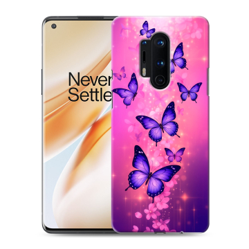 Силиконовый чехол на OnePlus 8 Pro с принтом Бабочки