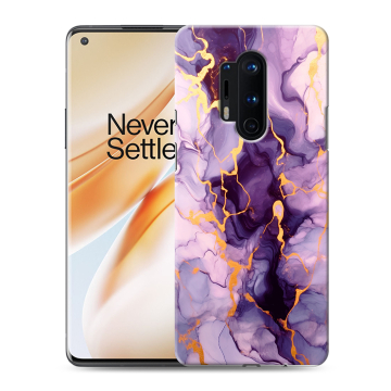 Силиконовый чехол на OnePlus 8 Pro с принтом Мрамор