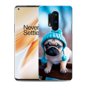 Силиконовый чехол на OnePlus 8 Pro с принтом Мопс в шапке Силиконовый чехол на OnePlus 8 Pro с принтом Мопс в шапке